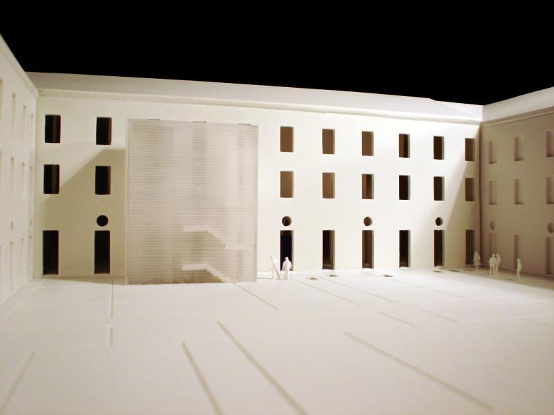 Maqueta de detalle Cuartel del Conde Duque, MADRID