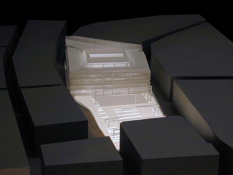 Biblioteca de Navarra - Colaboraci�n en el Estudio de Maquetas de Luis Santi