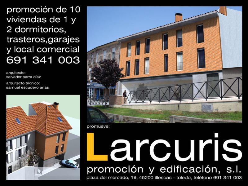 Imagen corporativa de la promotora inmobiliaria LARCURIS, S.L.